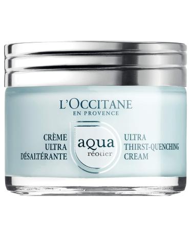 L'Occitane Moisturizing Water-Based Aqua Reotier Ultra Thirst-Quenching Cream Enriched with Hyaluronic Acid  1.7 Ounce (Pack of 1)