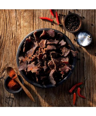 Smoked Chipotle Sliced Biltong 1 x 50g (50g) Natural Spicy Beef Biltong by The Biltong Company High in Protein & Keto Diet-Approved Lean Biltong Spiced Meat Snack Like Jerky Smoked Chipotle Flavour 50 g (Pack of 1) - Buy Online on GoSupps.com