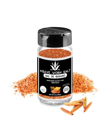 Yerbero - Authentic Premium Sal De Gusano 2.12oz (60gr) Agave Worm Salt Made With Premium Maguey Worms | Gourmet Salt | Mezcal, Tequila, Raisilla, Aguardiente. Made In Oaxaca Mexico.