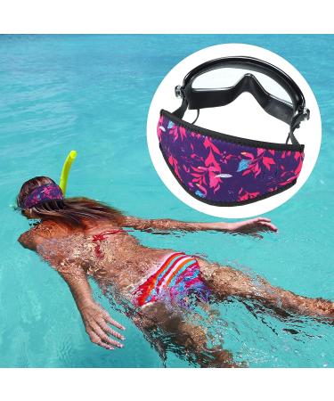 Skylety Neoprene Mask Straps Cover - Dive Hair Protector Wrap - Marine Aquatic Print - 3 Pieces - Buy Online on GoSupps.com