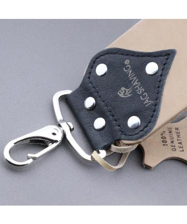 JAG Shaving Leats Creechen-Shial Childer - Brown Straight Shaver Tea Razor Sharpener with Hooks - Premium Shaving Strips for Perfect Shave - Buy Online on GoSupps.com