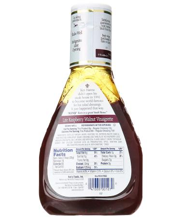Ken's Steak House Raspberry Walnut Vinaigrette Lite Dressing 16 oz - Shop Now! - Buy Online on GoSupps.com