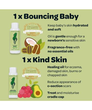 Motherlylove BABY & TODDLER Gift Box for Delicate Skin - 100% Natural & Vegan: Baby Oil + Handmade Baby Soap - Made in UK by an Expert Midwife - Buy Online on GoSupps.com