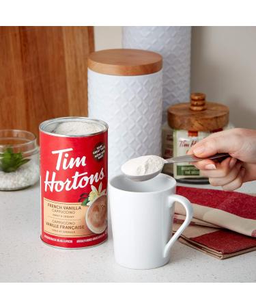 Tim Hortons Original Coffee Fine Grind Bag Medium Roast 300g & Instant Cappuccino French Vanilla 16 Ounce Coffee Original Blend + Instant Cappuccino 1 Count (Pack of 1) - Buy Online on GoSupps.com