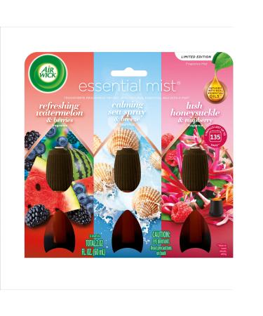 AIR WICK Essential Mist - Triple Refill Multi-Fragrance Pack Spring (3X.67) oz. 0.67 Fl Oz (Pack of 3)