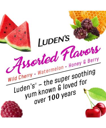 Luden's Pectin Throat Drops - 90 Assorted Flavor Oral Demulcents - Buy Online on GoSupps.com
