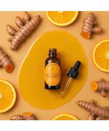 Organic Turmeric & Vitamin C Face Oil for Dark Spots Brightening Age Defying for Fine Lines & Wrinkles Moisturizing Hydrating Serum Natural Anti Aging 1 Oz Beauty Glow - Buy Online on GoSupps.com