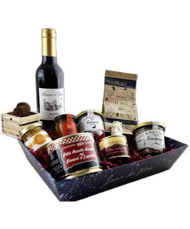 GOURMET PARCEL Josephine Gift Box Gourmet Basket Ideal for Mother's Day Father's Day Birthday Christmas Retirement Gift