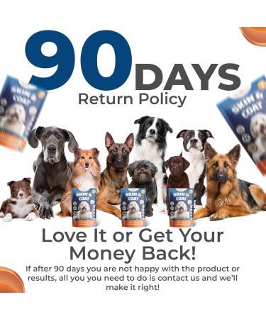 K9 Laboratories Skin & Coat Chews - Dog Supplement - For Healthy Skin and Shiny Coat - Reduces Itching Shedding and Skin Irritation - 100% Natural - - Buy Online on GoSupps.com