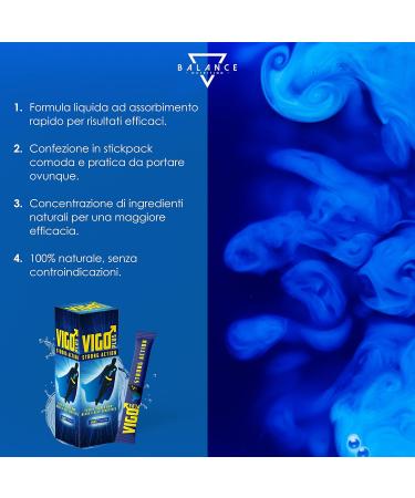 Vigoplus Blue Sticks - 10 Dietary Supplements for Men | Enhance Strength & Endurance | 12 Active Ingredients with Maca Arginine Taurine | Maximum Absorption - Buy Online on GoSupps.com