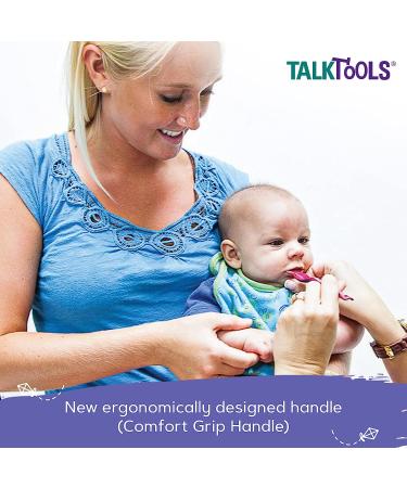 TalkTools Bumpy Maroon Spoons - Set of 12 | Oral Motor Therapy Tools - Buy Online on GoSupps.com