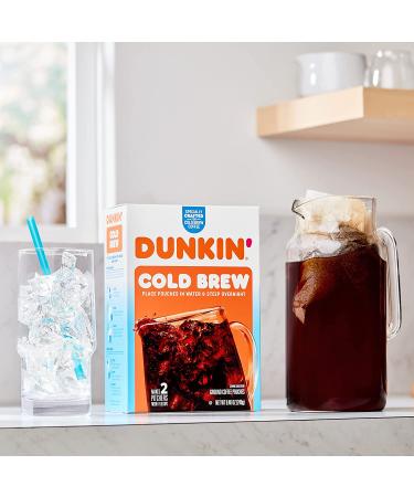 Dunkin' Cold Brew Ground Coffee Packs 8.46 oz - Pack of 6 - Buy Online on GoSupps.com