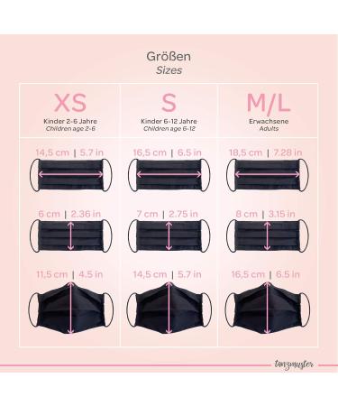 Dance Pattern Black Facial Mask for Adults | Washable 100% Cotton with Nose Bracket & Filter Bag | Oeko-Tex Standard 100 | International Shipping - Buy Online on GoSupps.com