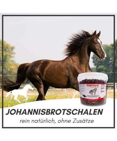 SUPRAVIT Carob 2 kg - Effective Digestive Aid for Horses with Diarrhea & Intestinal Issues | Premium Horse Feed Supplement - Buy Online on GoSupps.com