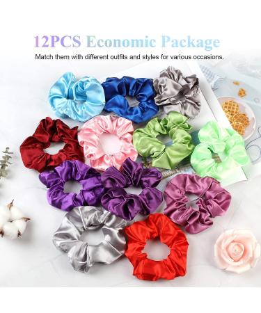 6 PCS LED Light Hair Scrunchies and Satin Elastic Bands Set for Women and Girls - Perfect for Halloween and Christmas Parties - Buy Online on GoSupps.com