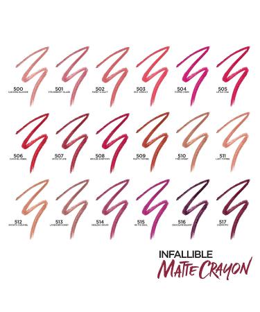 L'Oreal Paris Infallible Matte Lip Crayon - Spice Of Life | 1 Count - Buy Online on GoSupps.com