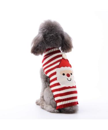 Abrrlo dog sweater christmas dog sweater dog sweater winter pet knitting sweater dog Christmas sweater warm fashion vacation party gift xs Santa Claus