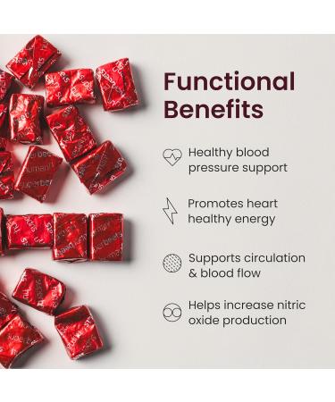 HumanN SuperBeets Heart Chews - Boost Heart Health | 60 Chews - Buy Online on GoSupps.com