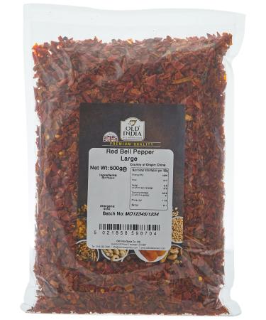 Old India Red Bell Pepper Large 500g 500 g (Pack of 1)