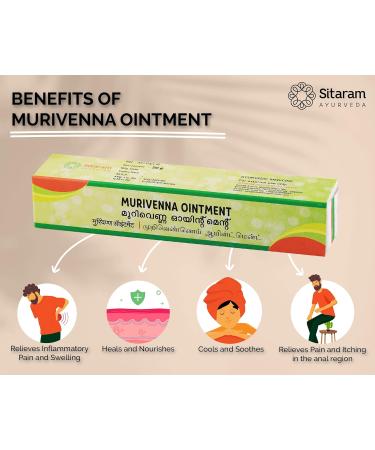 Sitaram Murivenna Ointment 20g (Pack of 2) - Ayurvedic Relief for Injuries Wounds & Burns | International Shipping - Buy Online on GoSupps.com