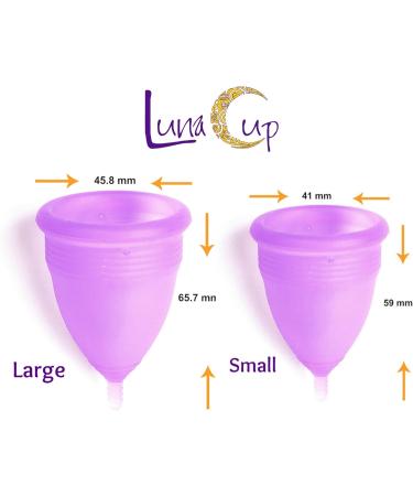 Buy Luna Cup by Ferayco | Small Menstrual Cup + Carry Bag | Eco-Friendly Period Solution - Buy Online on GoSupps.com
