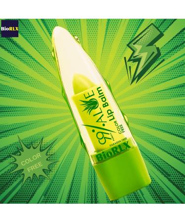 BioRLX Aloe Vera Lip Balm - Hydrating Duo for Soft Lips | International Shipping Available - Buy Online on GoSupps.com