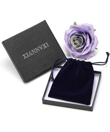 Black Obsidian Healing Crystal Heart Pendant Necklace for Women - Witchcraft Reiki Quartz Jewelry - Buy Online on GoSupps.com