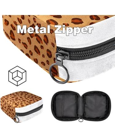 Animal Leopard Print Period Storage Bag | Sanitary Napkin & Tampon Makeup Pouch - Buy Online on GoSupps.com
