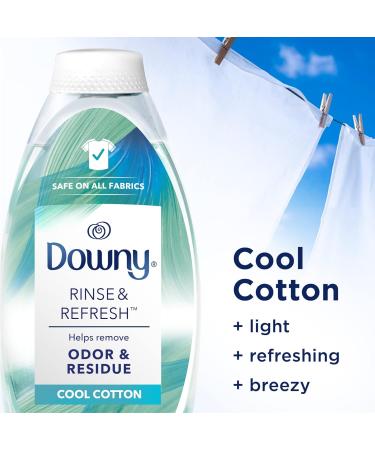 Buy Downy Liquid Rinse & Refresh Fabric Rinse - Cool Cotton Scent 25.5 oz | International Shipping Available - Buy Online on GoSupps.com
