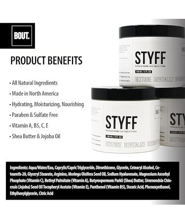 STYFF Natural Penile Health Cream - Revitalize Skin Reduce Redness & Chafing | 4 Oz International Shipping Available - Buy Online on GoSupps.com