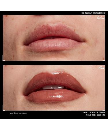 Nyx Professional Makeup Milky Gloss Lip Gloss - 12 Hour Hydration Vegan, Milk The Coco (Dark Chocolate) Milkshakes - Buy Online on GoSupps.com