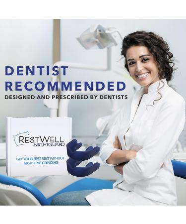 Restwell Kids Dental Nightguard - Teeth Grinding Relief (Navy 2 Pack) - Buy Online on GoSupps.com