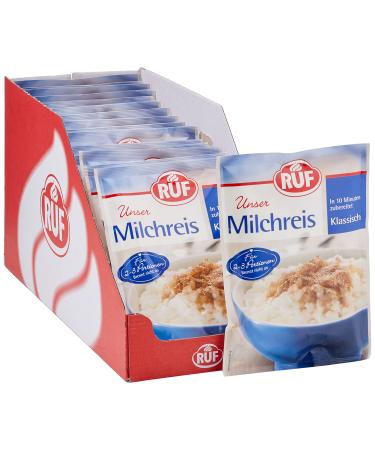 Call milk rice classic rice porridge suitable as a dessert snack or sweet main course finished in 10 minutes only add milk 16 x 125g