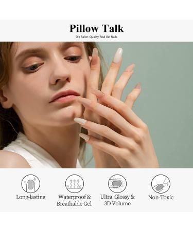 Drizzle Semi Cured Gel Nail Strips - Real Nail Polish Stickers (UV/LED Required) - Glossy Glitter & Solid Color - Long Lasting Waterproof Decals for Women - Buy Online on GoSupps.com