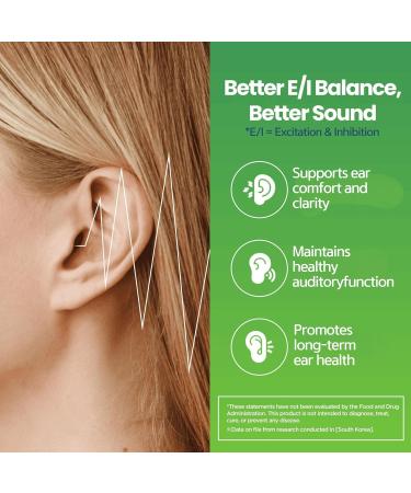 invivotec Healthear Ear Wellness & Comfort U.S. Patented Botanical Formula Supports Auditory Clarity & Everyday Balance (60 Capsules) - Buy Online on GoSupps.com