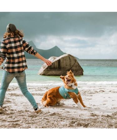 Hurtta Cooling Wrap Vest for Dogs | Summer Cooling Vest Aquamarine Light Blue | Sizes 40-50cm - Shop Internationally! - Buy Online on GoSupps.com