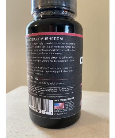Force Factor Cordyceps 500 mg - 60 Capsules for Energy & Stamina Boost - Buy Online on GoSupps.com