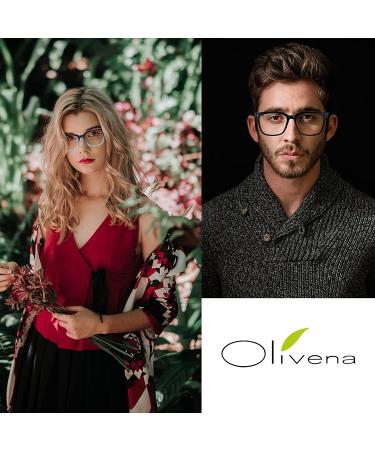 OLIVENA 2Pack Anti Blue Light Glasses - Black Square Oversized Thin Blue Light Blocking Glasses for Women Men - Reduce Eyestrain & UV Glare - Buy Online on GoSupps.com