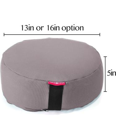 Yoga Meditation Buckwheat Bolster Pillow Cushion Green 13" x 13"" - Buy Online on GoSupps.com