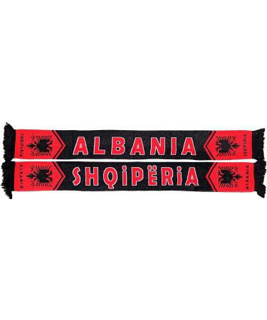 Generic Albania Scarf 2.0 - Knitted Football Souvenir for World Cup & European Championship | Shqip ri Cult Scarf - Buy Online on GoSupps.com