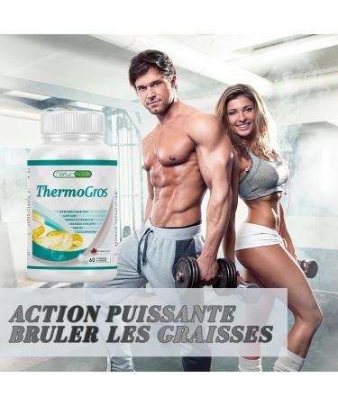 TermoGras | Weight Loss Fat Burn Appetite Reliever | Garcinia Cambogia + Glucomannan + Raspberry Ketones + African Mango + Green Coffee | Powerful Thermogenic | 60 Tablets - Buy Online on GoSupps.com