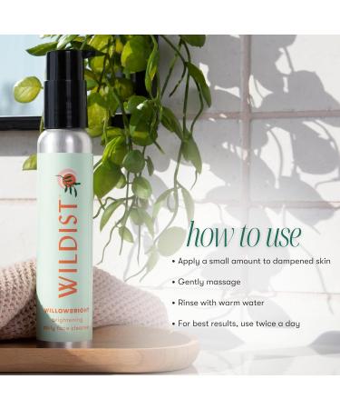 Daily Face Wash for Women & Men - Vitamin C Cleanser Aloe & Willowbark - Cruelty Free Vegan Citrus Scent | Willowbright 4 Fl Oz - Buy Online on GoSupps.com