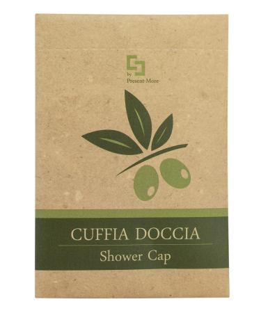 Present-More Shower Cap Beauty Oil - Cap 250 pieces for hotels and B&B | Individually bagged cap packed in stone paper