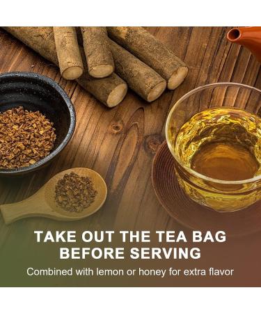 Organic Burdock Root Herbal Tea - Digestive Aid, Liver Health, Non-GMO & Caffeine-Free - 40 Tea Bags - Buy Online on GoSupps.com