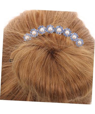 DOITOOL Rhinestone Hair Pin Rhinestone Hair Clips Womens Headpiece Rhinestone Headpieces for Women Rhinestone Side Comb Vintage Hair Accessories Girl Alloy Hair Comb Pearl Miss - Buy Online on GoSupps.com