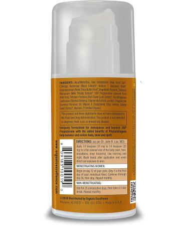 Buy Organic Excellence Balance Plus Therapy Bio-Identical Progesterone Cream with Phytoestrogens - 3 oz | International Shipping Available - Buy Online on GoSupps.com