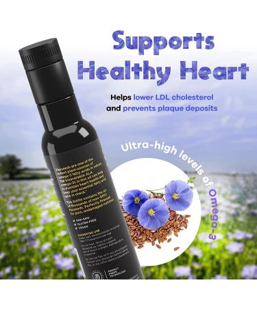 Activation Products Perfect Press Flax Seed Oil - Pure Flax Oil with Vegetarian Omega 3 Fatty Acids - Vegan 250ml Supplement for Heart Health and Digestive Support - Buy Online on GoSupps.com