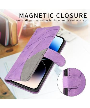 Buy Haygdz Purple Leather Cover for Huawei Mate 50 - Premium PU Wallet Case with Card Compartment & Magnetic Stand - Protective Cell Phone Shell - Buy Online on GoSupps.com