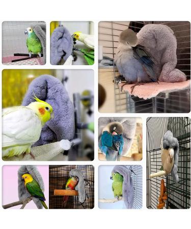 SIMENA Bird Buddy Fleece Blanket - Cozy Warmer & Cuddle Nest for Lovebirds, Parakeet Medium - Perfect for Cage or Hanging Toy - Buy Online on GoSupps.com