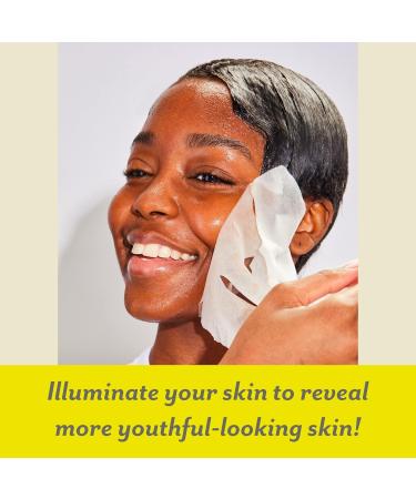 Patchology Brightening Face Masks with Vitamin C - Illuminate Skin Tone & Radiance | Best Sheet Masks for Men & Women (2 Count - Buy Online on GoSupps.com